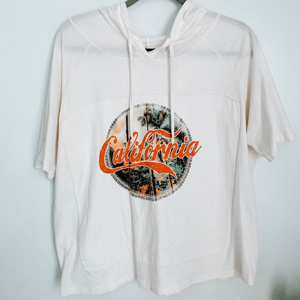 California short sleeve hoodie